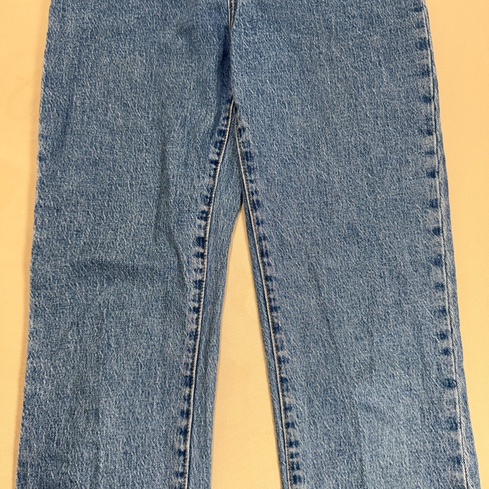 Rollas Dusters High Rise Slim Straight Leg Jeans Blue Size 27 Retro Classic EUC - Picture 9 of 15